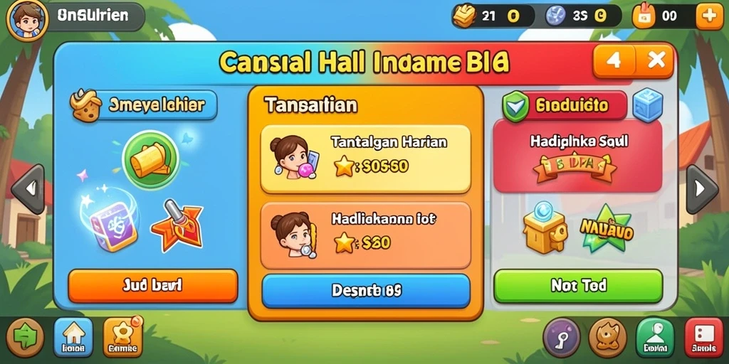 Tampilan karakter utama dalam petualangan mendebarkan.